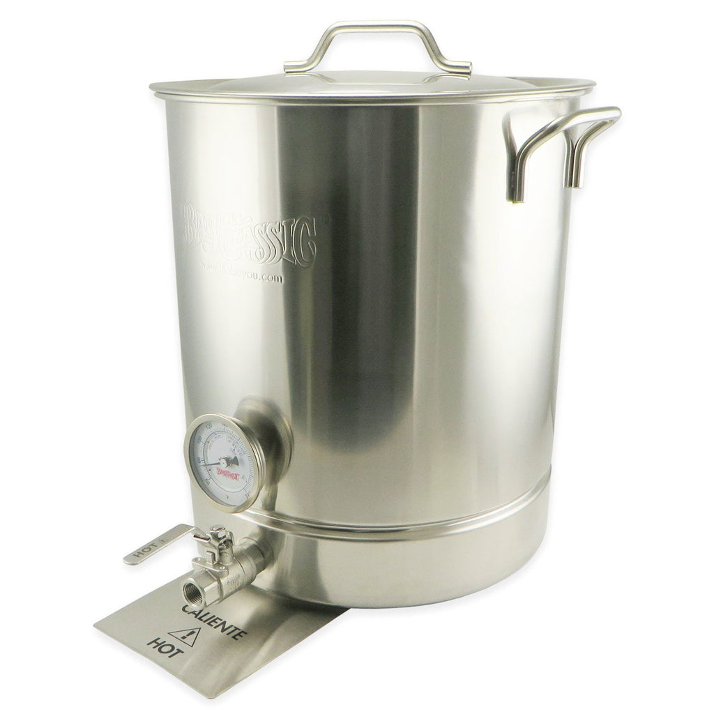 Bayou Classic Stainless Steel Brew Kettle, 10 gal