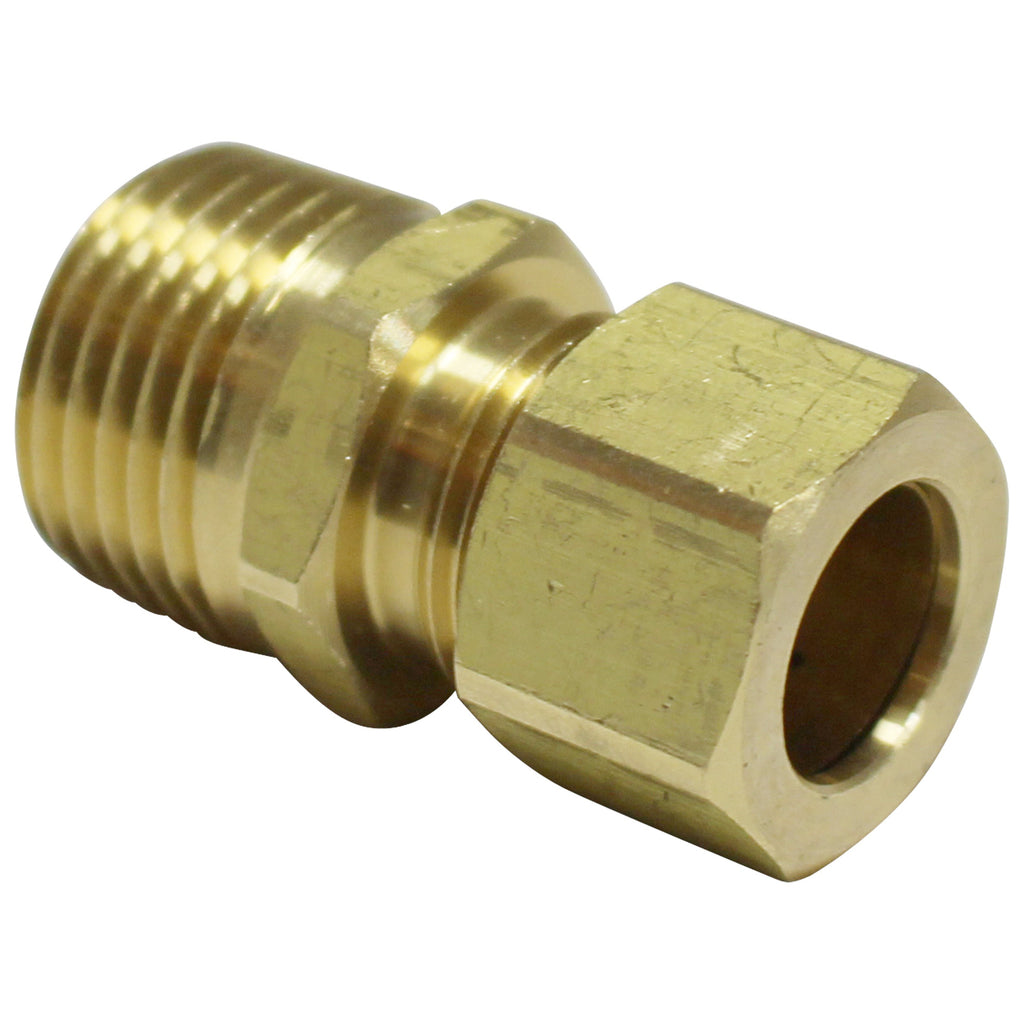 Brass 1/2 Compression Elbow X 1/2 Male NPT - Canuck Homebrew