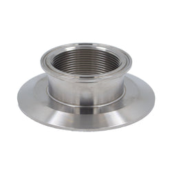 Stainless Steel Tri-Clover Threaded Cap Reducer - 4" TC X 2.5" TC (2" NPS)