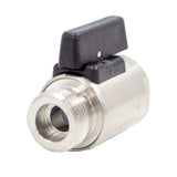 Micro Matic Stainless Steel Straight Beer Shut Off Valve - 5/8" BSP [7419-1]