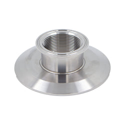 Stainless Steel Tri-Clover Threaded Cap Reducer - 4" TC X 2" TC (1 1/2" NPS)