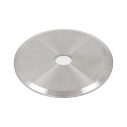 Stainless Steel Tri-Clover Cap - 4" TC (7/8" Cutout)