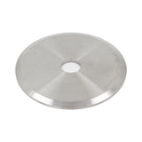 Stainless Steel Tri-Clover Cap - 4" TC (7/8" Cutout)