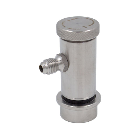 Intertap Stainless Steel Flow Control Ball Lock Liquid Disconnect - 1/4" MFL