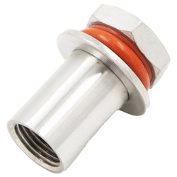 Stainless Steel Weldless Bulkhead - 1/2" NPT