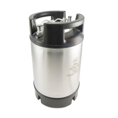 Ball Lock Keg - 2.5 Gallon Dual Handle AEB