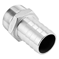 Stainless Steel Fitting - 1.5" Male NPT X 1.5" OD Barb