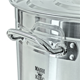 304 Stainless Steel 304 Weldless Brew Kettle - 50L - Front Bolted Handle