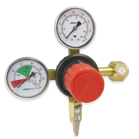 Dual Gauge Primary Beer & Soda CO2 Regulator (160 & 2000PSI) #T5741PMHPT - Canadian Homebrewing Supplier - Free Shipping - Canuck Homebrew Supply