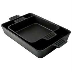 Bayou Classic Cast Iron Bake Pan Set