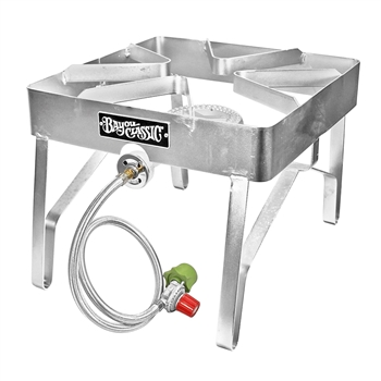 Bayou Classic Stainless Steel Patio Stove Square Burner