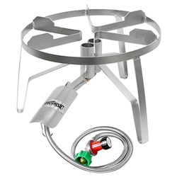 Bayou Classic Stainless Steel Double Jet Burner