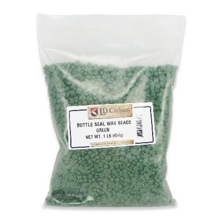 bottle Seal Wax Beads - Green (1lb)