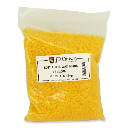 Bottle Seal Wax Beads - Yellow (1lb)