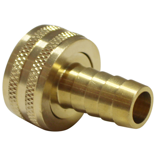 Brass 3/4 Male GH Fitting with 3/8 Barb