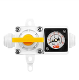 Duotight Inline Regulator With Gauge - 5/16" OD - 0-60 PSI - Top View