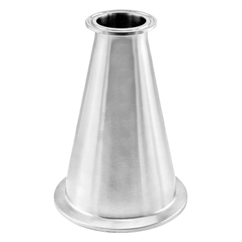 Stainless Steel Tri-Clover Concentric Reducer - 4" TC X 1.5" TC