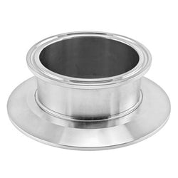 Stainless Steel Tri-Clover Concentric Cap Reducer - 4" TC X 3" TC