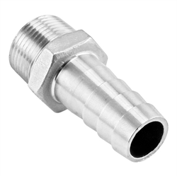 Stainless Steel Fitting - 3/4" Male NPT X 3/4" OD Barb